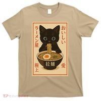 Funny Cat Ramen Graphic Japanese Kawaii Anime Cat T-Shirt thumb 0
