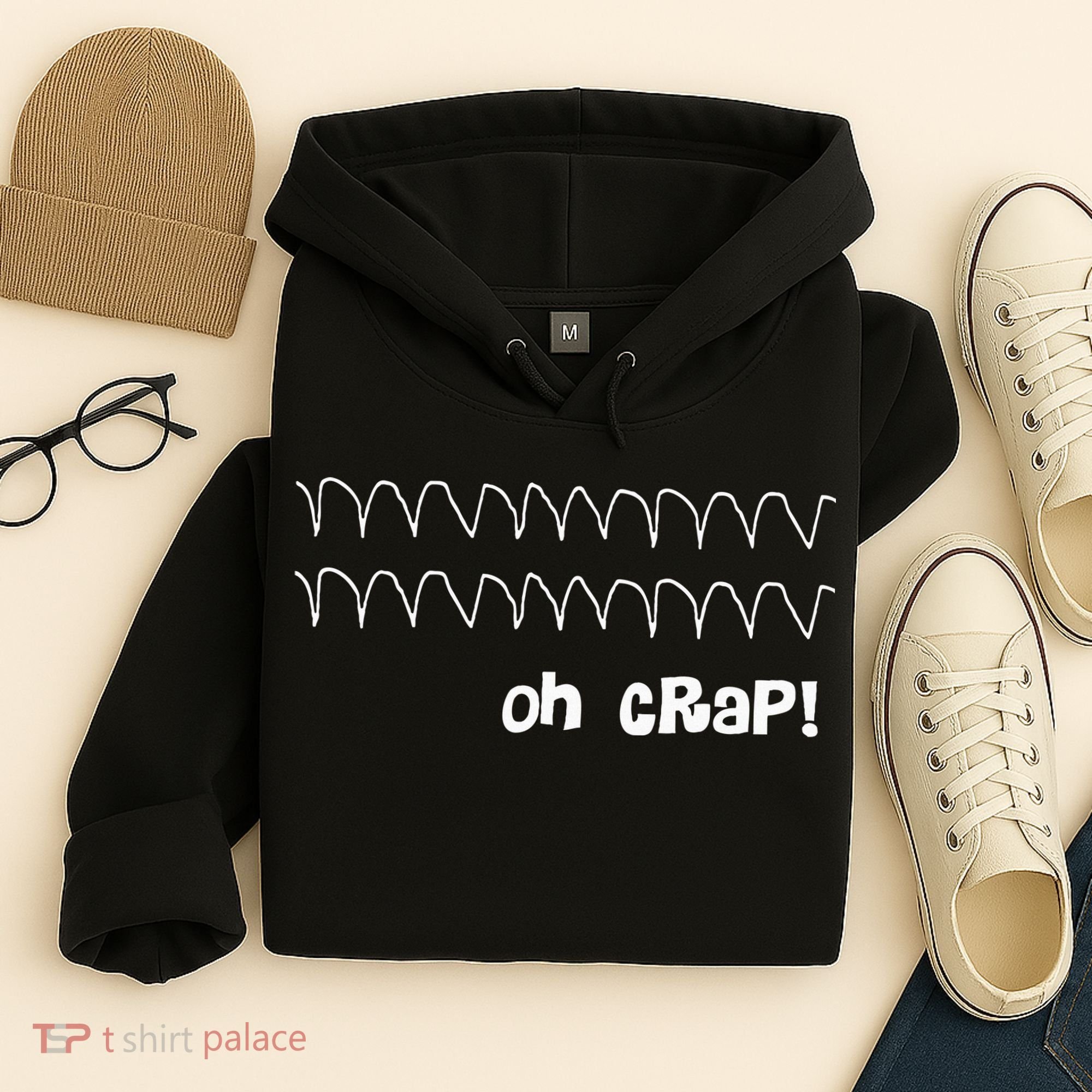 Funny Cardiac Rhythm Oh Crap Nurse Hoodie