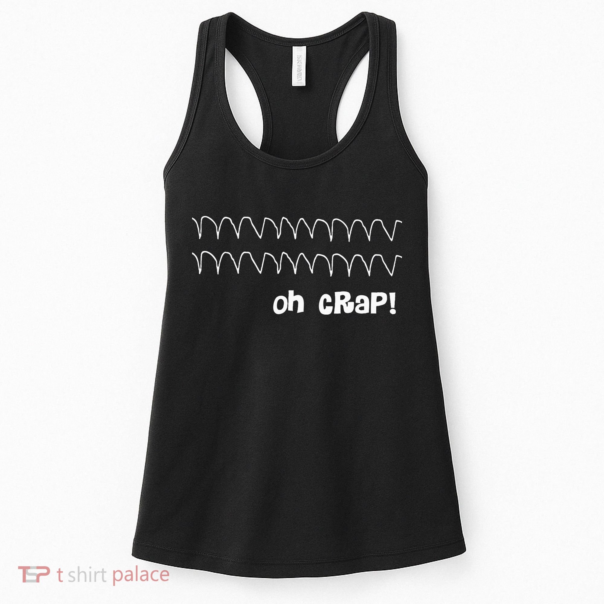 Funny Cardiac Rhythm Oh Crap Nurse Women's Tank Top