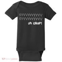 Funny Cardiac Rhythm Oh Crap Nurse Baby Bodysuit thumb 0