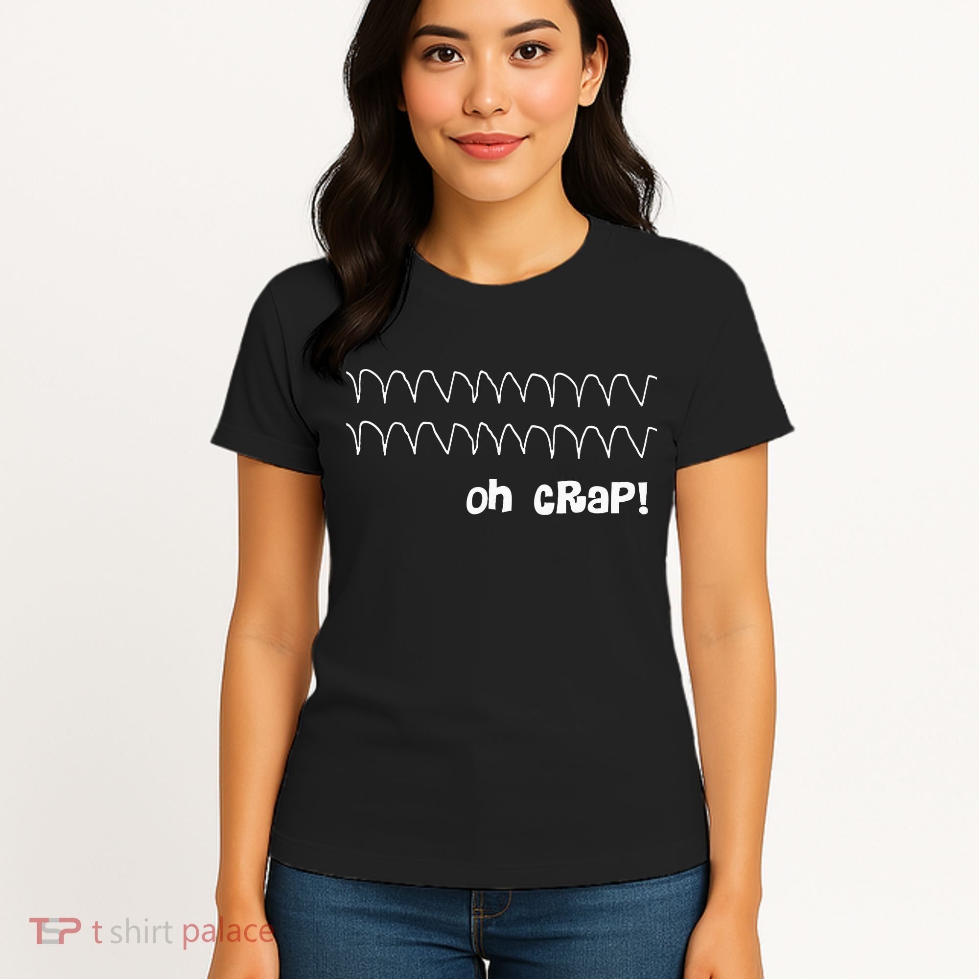Funny Cardiac Rhythm Oh Crap Nurse Women's T-Shirt