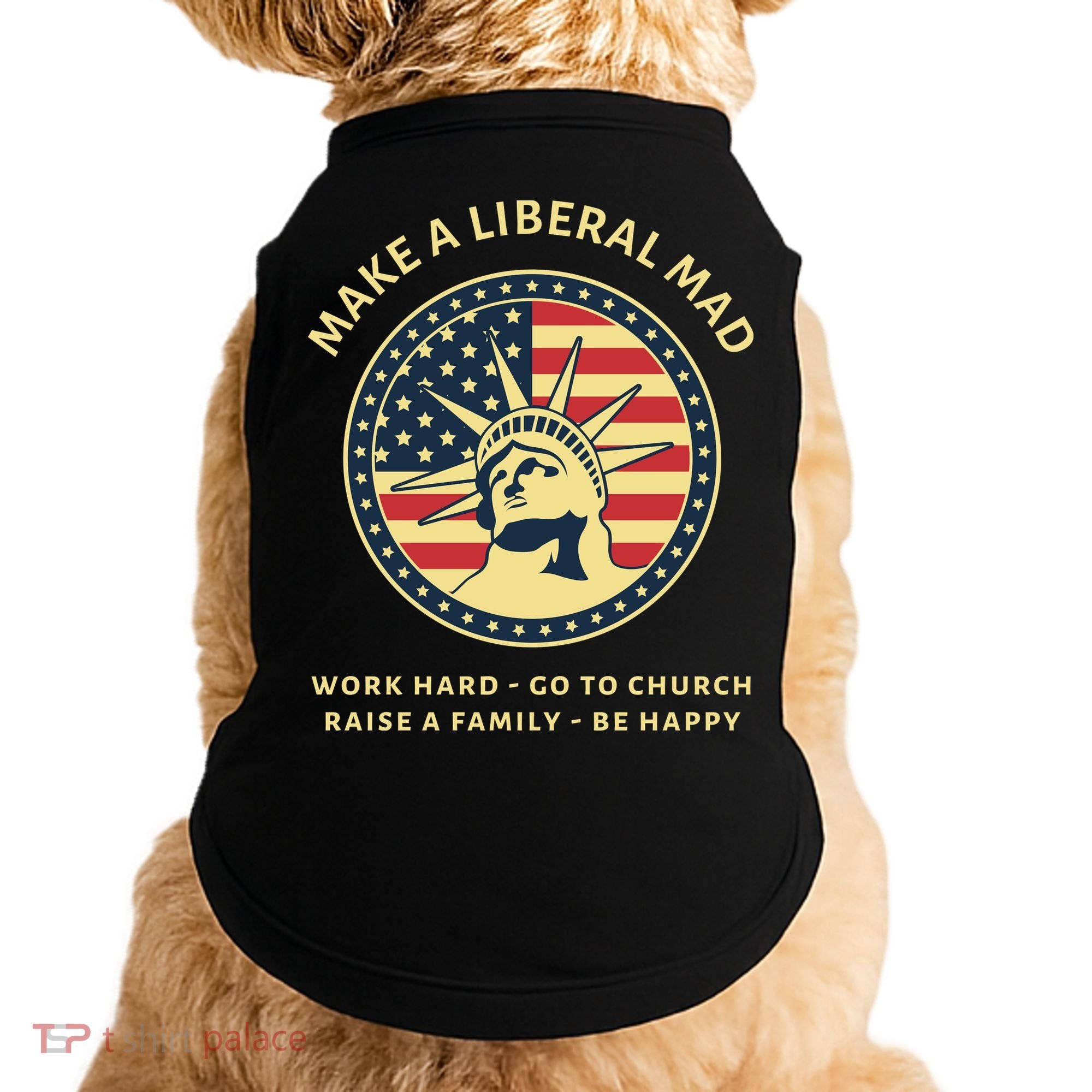 Funny Conservative Republican MAGA Gift Doggie Tank