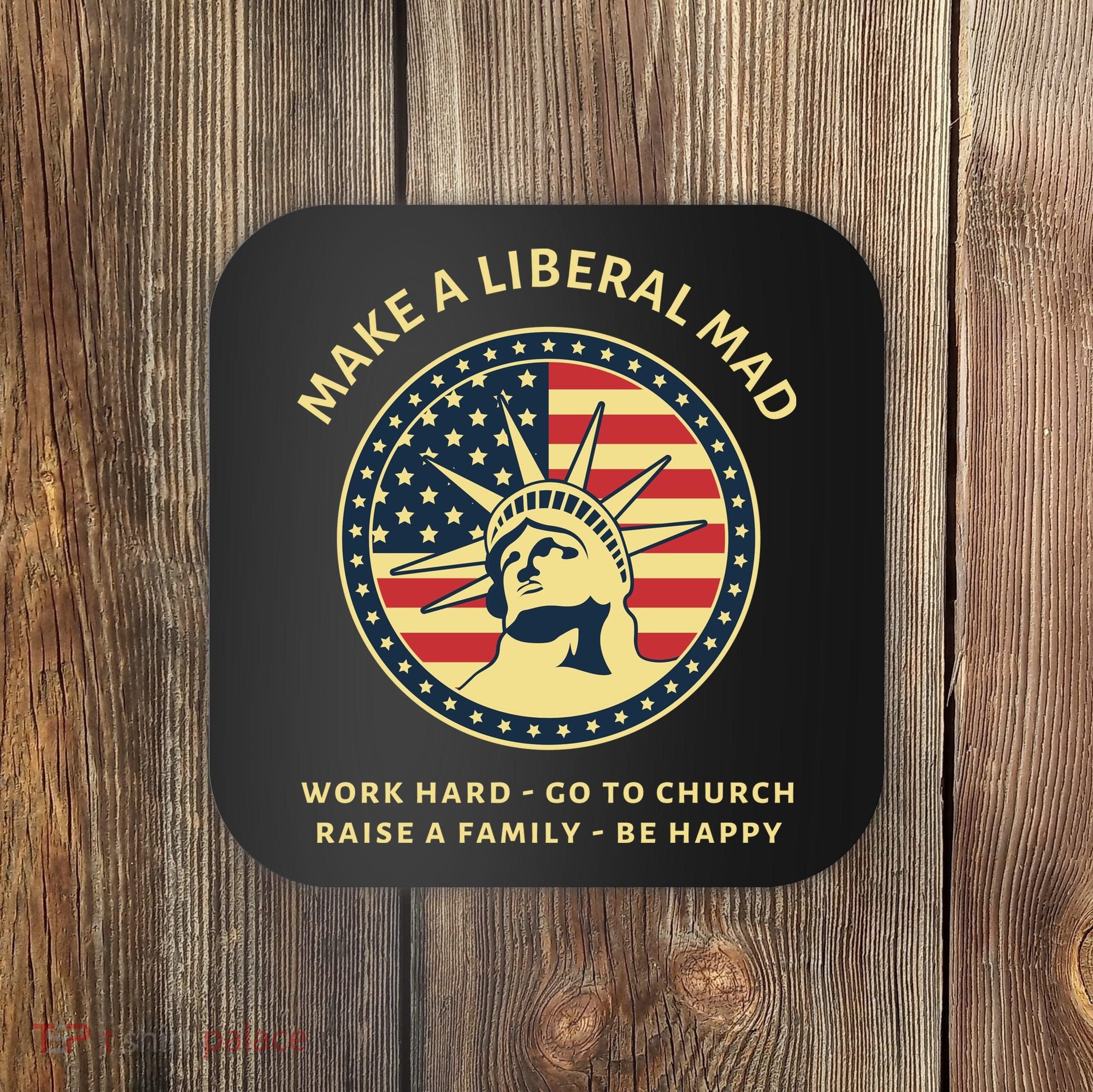 Funny Conservative Republican MAGA Gift Coaster