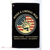 Funny Conservative Republican MAGA Gift Golf Towel thumb 0