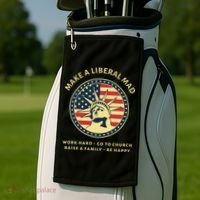 Funny Conservative Republican MAGA Gift Golf Towel thumb 2