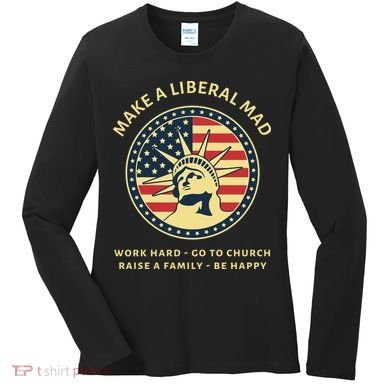 Funny Conservative Republican MAGA Gift Women's Long Sleeve Shirt