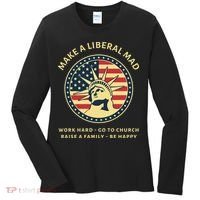 Funny Conservative Republican MAGA Gift Women's Long Sleeve Shirt thumb 0