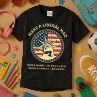 Funny Conservative Republican MAGA Gift Kids T-Shirt thumb 3