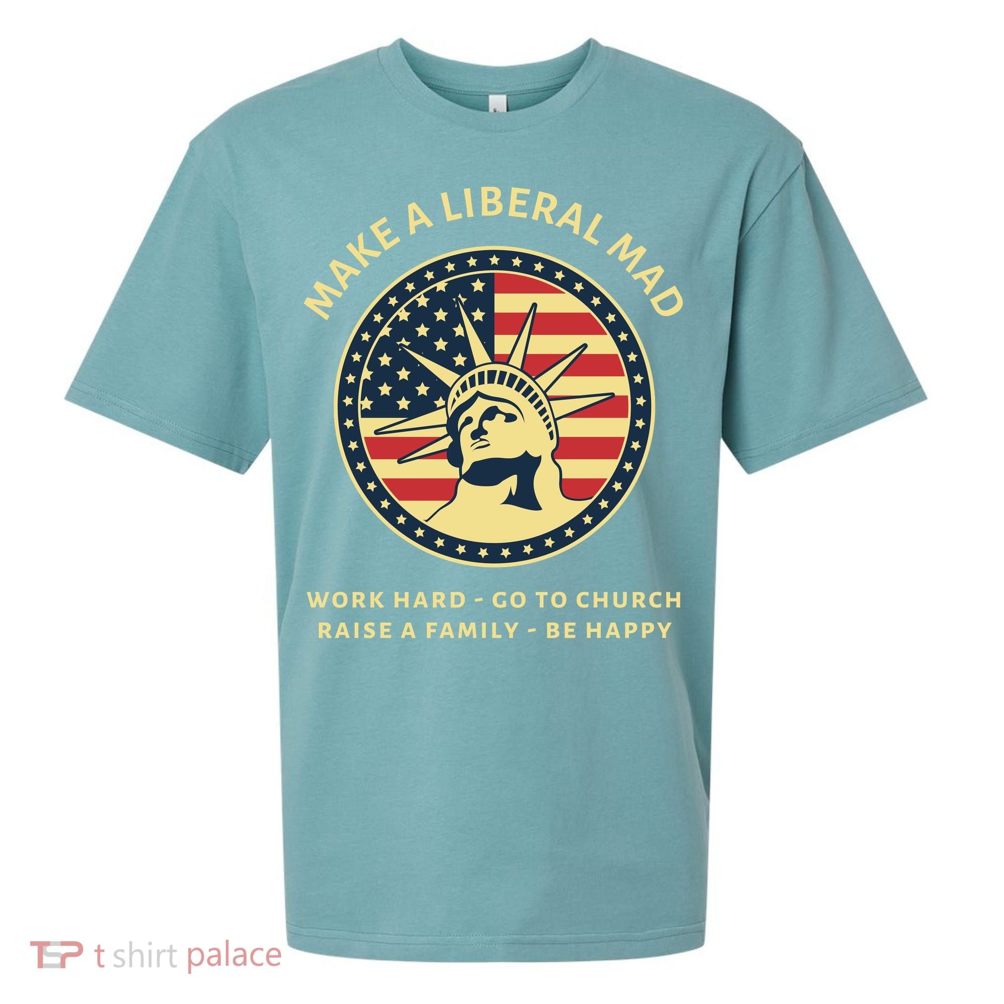 Funny Conservative Republican MAGA Gift Sueded Cloud Jersey T-Shirt