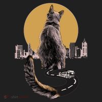 Funny City Road Highway Cat Beanie thumb 2