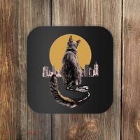 Funny City Road Highway Cat Coaster thumb 0