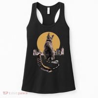 Funny City Road Highway Cat Women's Tank Top thumb 0