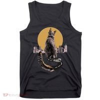 Funny City Road Highway Cat Tank Top thumb 0