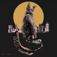 Funny City Road Highway Cat Kids Sweatshirt thumb 2