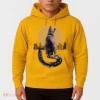 Funny City Road Highway Cat Hoodie thumb 2