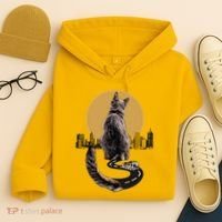Funny City Road Highway Cat Hoodie thumb 4
