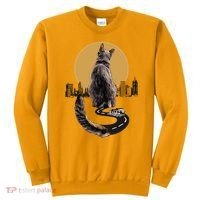 Funny City Road Highway Cat Sweatshirt thumb 0