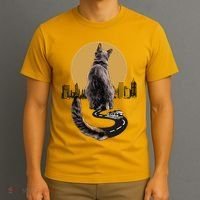 Funny City Road Highway Cat T-Shirt thumb 3