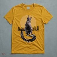 Funny City Road Highway Cat T-Shirt thumb 5