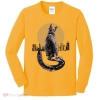 Funny City Road Highway Cat Kids Long Sleeve Shirt thumb 0