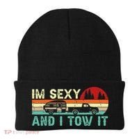 Funny Camping RV Im Sexy And I Tow It RV Camper Beanie thumb 0