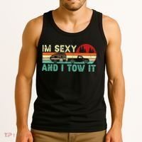 Funny Camping RV Im Sexy And I Tow It RV Camper Tank Top thumb 3