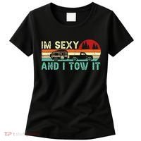 Funny Camping RV Im Sexy And I Tow It RV Camper Women's T-Shirt thumb 0