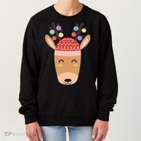 Festive Christmas Reindeer Women's Sweatshirt thumb 0