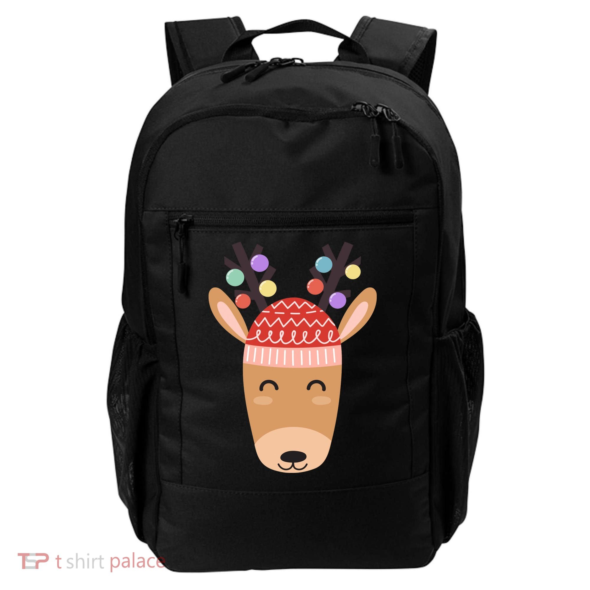 Festive Christmas Reindeer Backpack