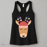 Festive Christmas Reindeer Women's Tank Top thumb 3