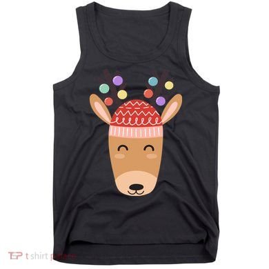 Festive Christmas Reindeer Tank Top