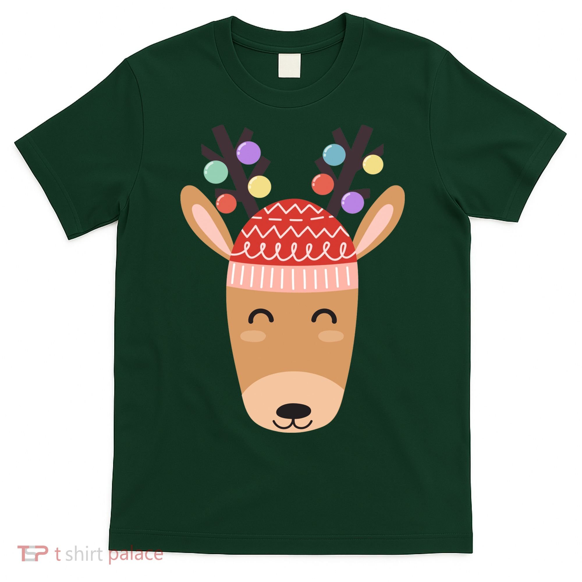 Festive Christmas Reindeer T-Shirt