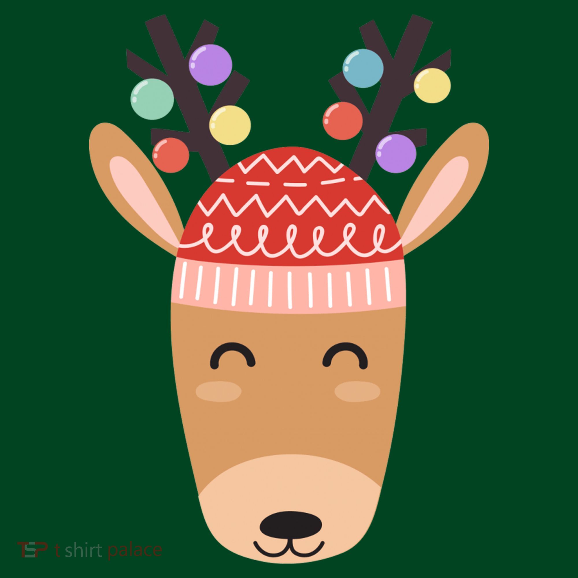 Festive Christmas Reindeer Mousepad
