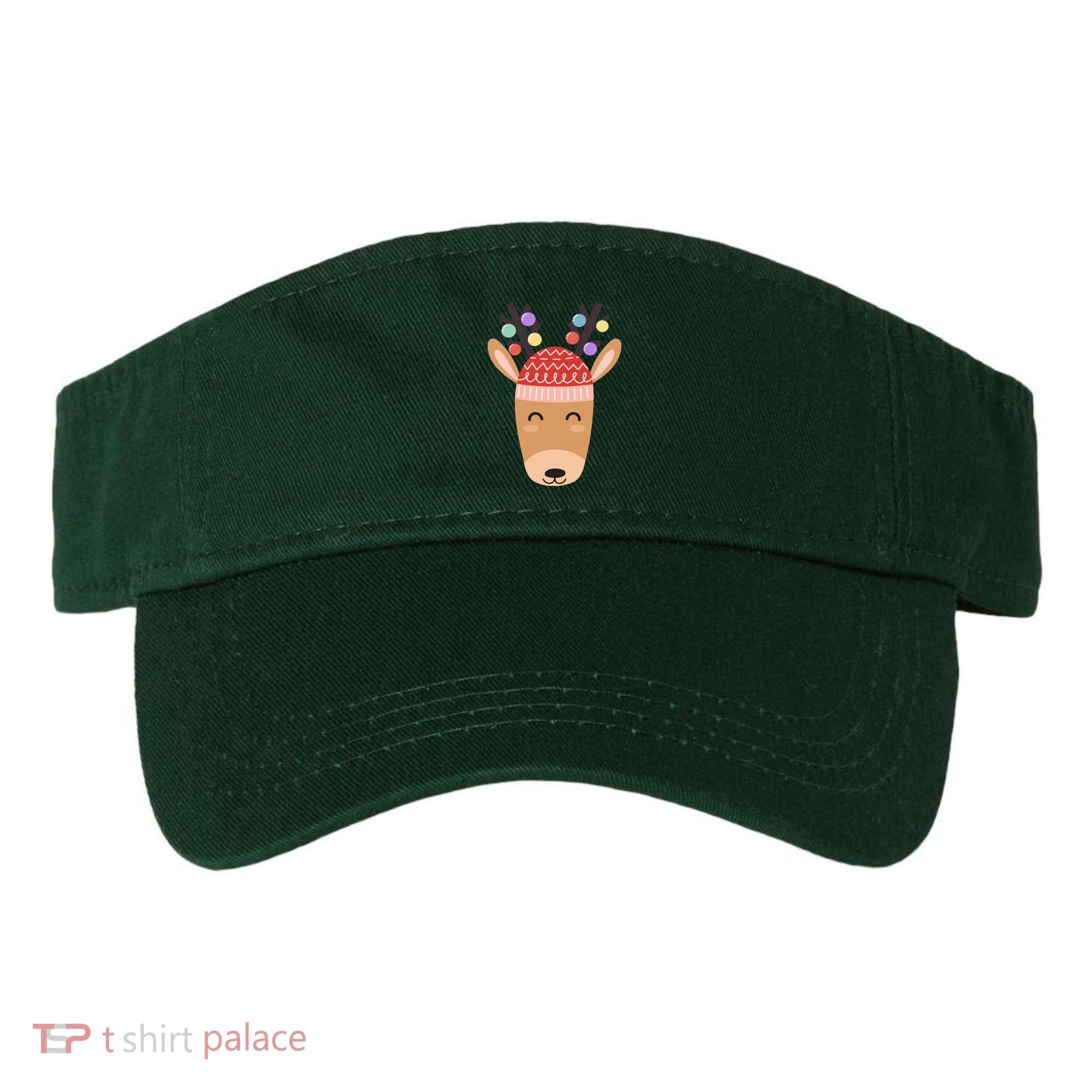 Festive Christmas Reindeer Visor
