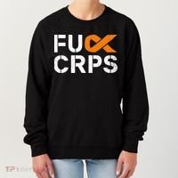 Fuck CRPS RSD Awareness Orange Ribbon Warrior Support Women's Sweatshirt thumb 0