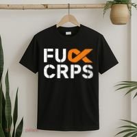 Fuck CRPS RSD Awareness Orange Ribbon Warrior Support T-Shirt thumb 2