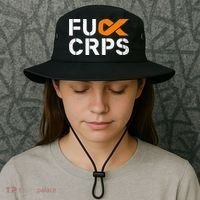 Fuck CRPS RSD Awareness Orange Ribbon Warrior Support Bucket Hat thumb 3