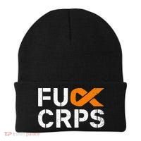 Fuck CRPS RSD Awareness Orange Ribbon Warrior Support Beanie thumb 0