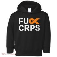 Fuck CRPS RSD Awareness Orange Ribbon Warrior Support Toddler Hoodie thumb 0