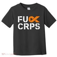 Fuck CRPS RSD Awareness Orange Ribbon Warrior Support Toddler T-Shirt thumb 0