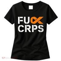 Fuck CRPS RSD Awareness Orange Ribbon Warrior Support Women's T-Shirt thumb 0