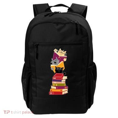 Funny Cats Reading Books Reading Book Lover Backpack