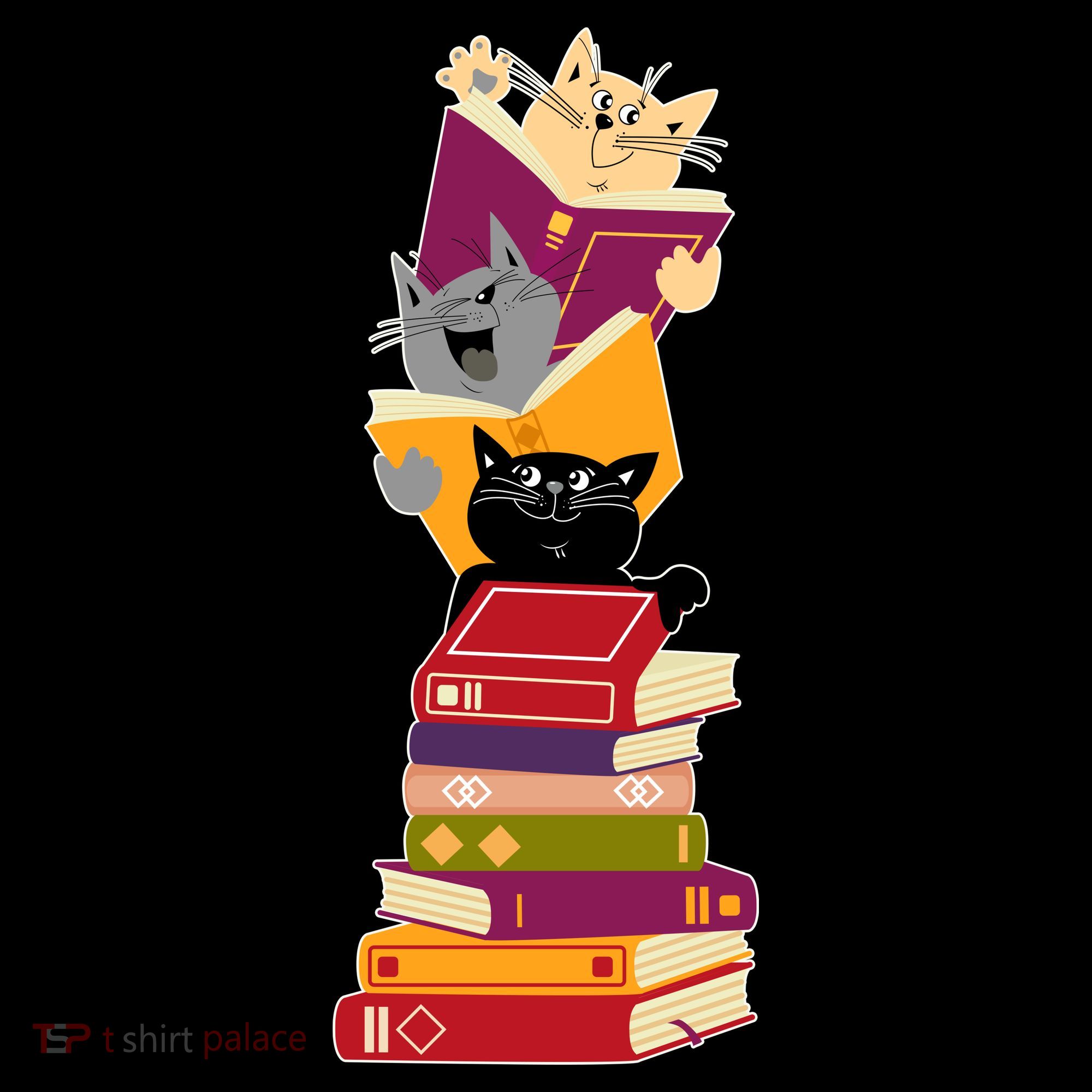 Funny Cats Reading Books Reading Book Lover Coffee Mug