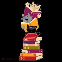 Funny Cats Reading Books Reading Book Lover Women's Hoodie thumb 2