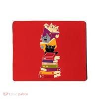 Funny Cats Reading Books Reading Book Lover Mousepad thumb 0