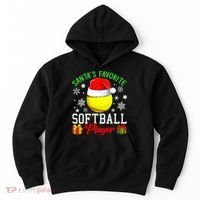 Funny Chillin' Snowman Softball Ball Ugly Christmas Sweater Hoodie thumb 0