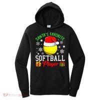 Funny Chillin' Snowman Softball Ball Ugly Christmas Sweater Women's Hoodie thumb 0