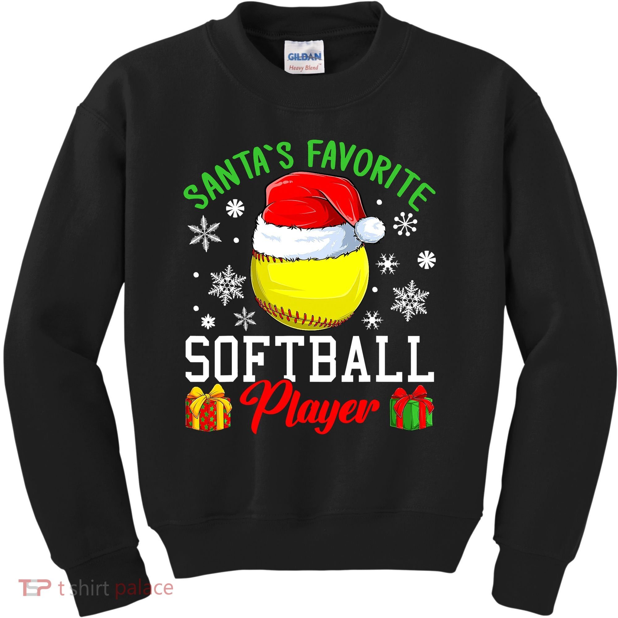 Funny Chillin' Snowman Softball Ball Ugly Christmas Sweater Kids Sweatshirt