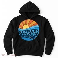Forever Chasing Sunsets Retro Hoodie thumb 0