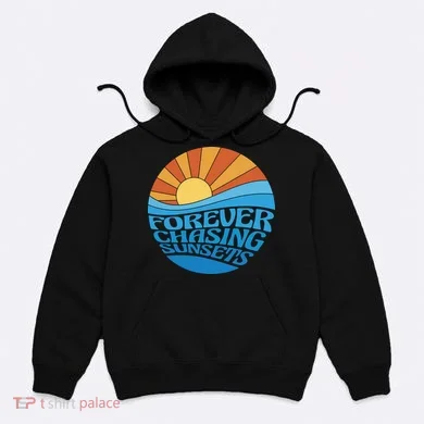 Forever Chasing Sunsets Retro Hoodie